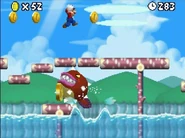 Spike Bass Beach.jpg (60 KB) The Spike Bass makes one more attempt at pestering Mario.