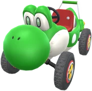 The Turbo Yoshi's appearance in Mario Kart Tour.