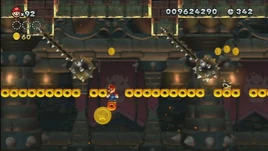NSMBU Pendulum Castle Screenshot