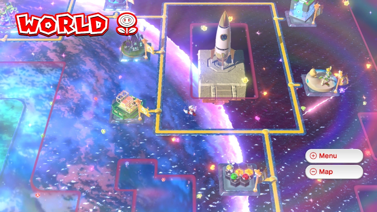 Super Mario 3d World World Map World Flower (Super Mario 3D World) | Mariowiki | Fandom