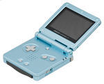 Game Boy Advance SP - Cyan Model