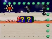 Goonies flying with their objects.