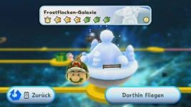 SMG2 Screenshot Frostflocken-Galaxie