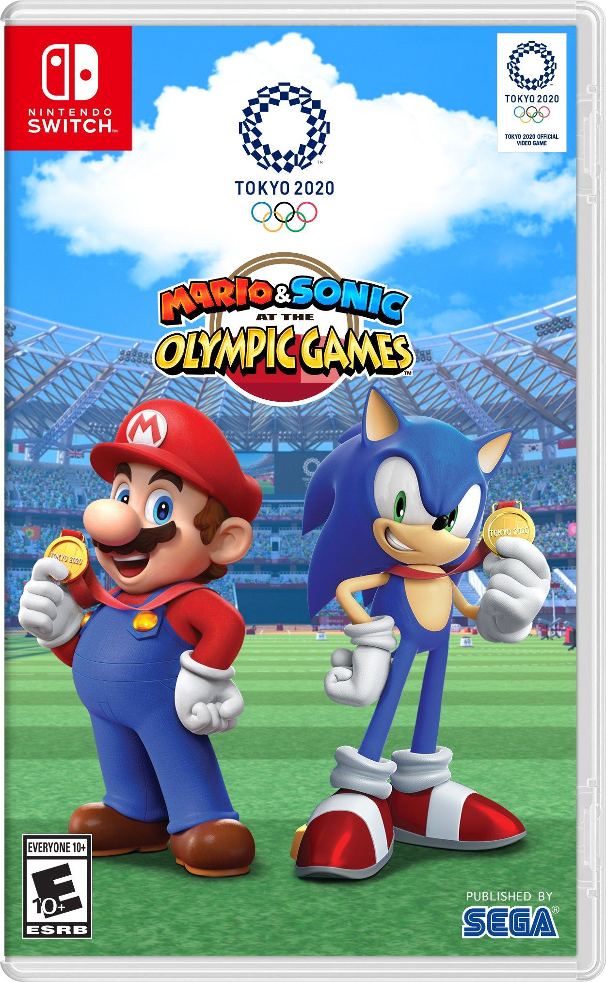 Mario e Sonic em game das Olimpíadas de 2012