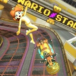 MK8 Screenshot Prinzessin Daisy Sprungturbo Bike 3