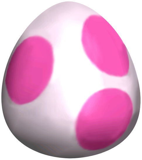 yoshi egg with pink png on We Heart It