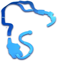 Carte du circuit pour Mario Kart 8.