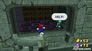 Mario se encuentra con Luigi pidiendo ayuda en Ghostly Galaxy.