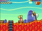 The Vibe Gauge on the top-left of the screen.