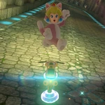 MK8 Screenshot Katzen-Peach Sprungturbo Bike 3