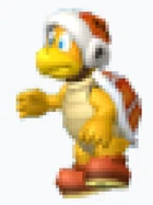 Sprite de un Hermano Fuego en New Super Mario Bros