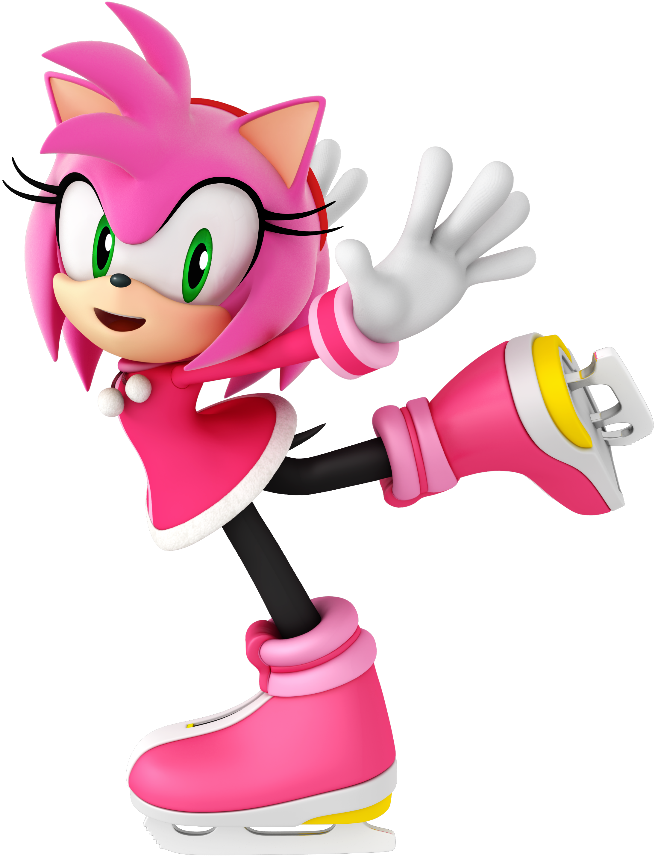 30957 - safe, official art, amy rose (sonic), hedgehog, mammal, anthro,  mario (series), nintendo, sega, sonic the hedgehog (series), 3d, crossover,  female, game, high res, mario & sonic at the olympic games