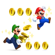 Mario y luigi en NSMB. 2