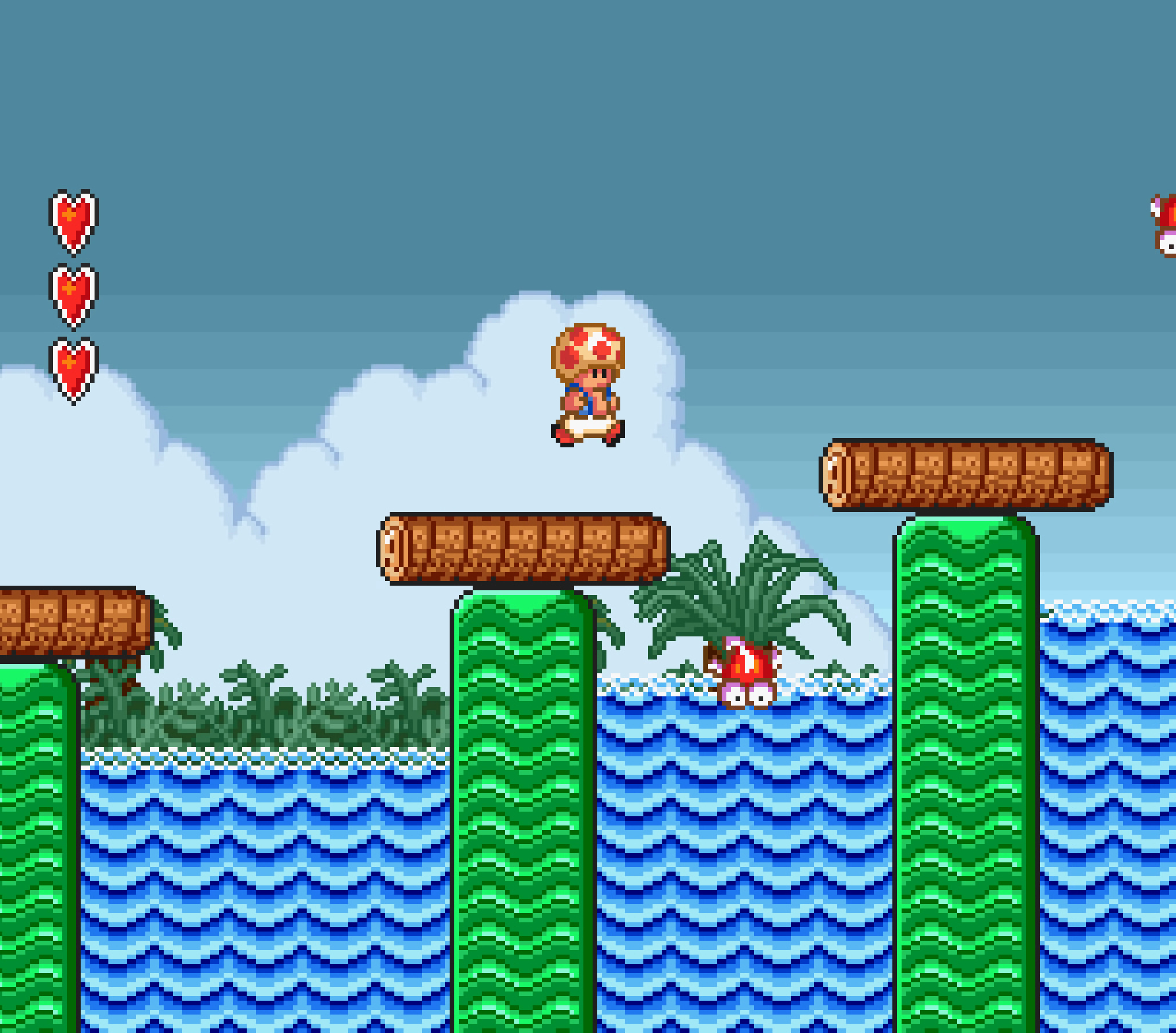 Super Mario Bros 2 - Mundo 1 (SNES) 