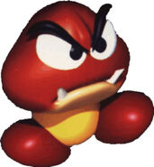 Artwork de un Goomba en Super Mario 64