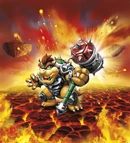 Hammer Slam Bowser wielding his Hammer