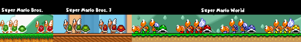 La evolución de Koopa según  (haz clic en la imagen para ampliar).