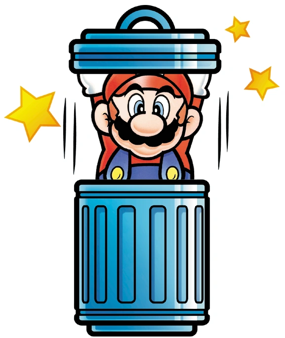 Garbage can Mario Wiki Fandom