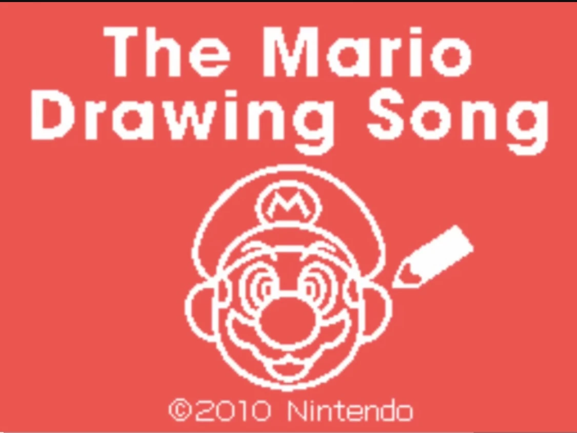 The Mario Drawing Song Mario Wiki Fandom