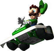 Second artwork of Luigi in his Standard LG.