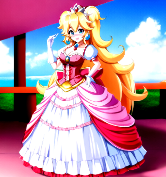 Princess Peach into an anime 7 by Yesenia62702 on DeviantArt