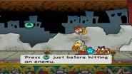 Effet dans Paper Mario : La Porte Millénaire (GameCube)