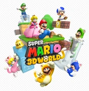 Mario, Luigi, Princess Peach and Toad