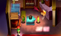 L'intérieur de la maison des Frères Forgeron