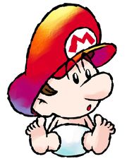 SMW2 Artwork Baby Mario