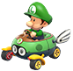 Baby Luigi im Pünktchen-Kart