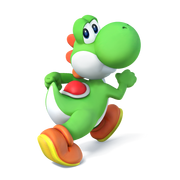 SSB4 Artwork Yoshi