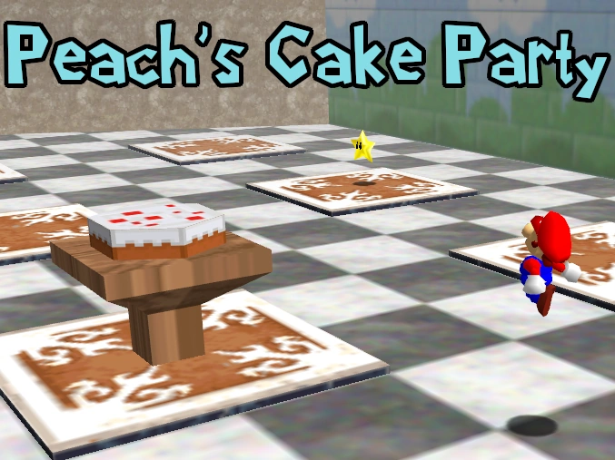 Peach's Cake Party Super Mario 64 Hacks Wiki Fandom