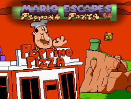 Mario Escapes Peppino's Pizza