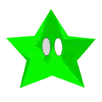Green Star, SM64 Darker Side (DE) Green Stars