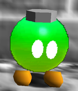 The Bob-omb Buddy outside Seaside Town's entrance.
