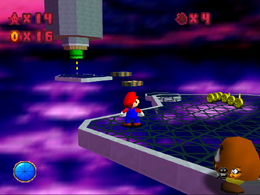 Warp pipe to Bowser
