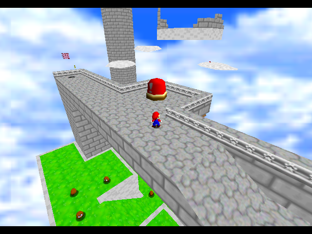 Green cap switch mario 64 2025