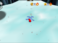 Mario's hole (sent here by falling off the the slides)