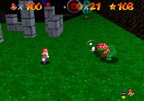 Piranha Plant Pond Extra Piranha Plant on Act 1