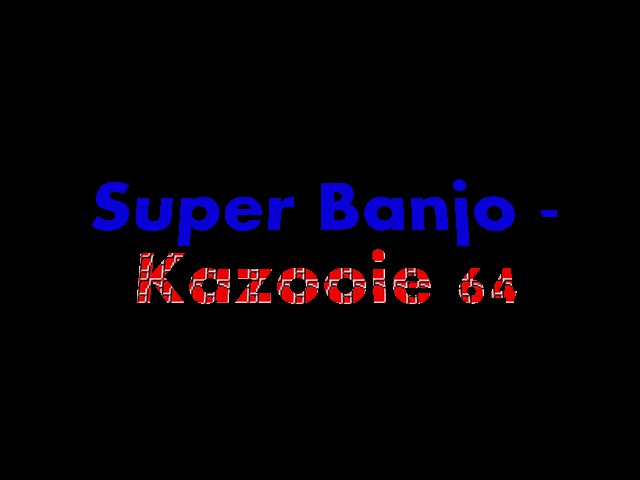 Banjo-Kazooie: Mario 64 edition (and other Banjo-Kazooie mods)
