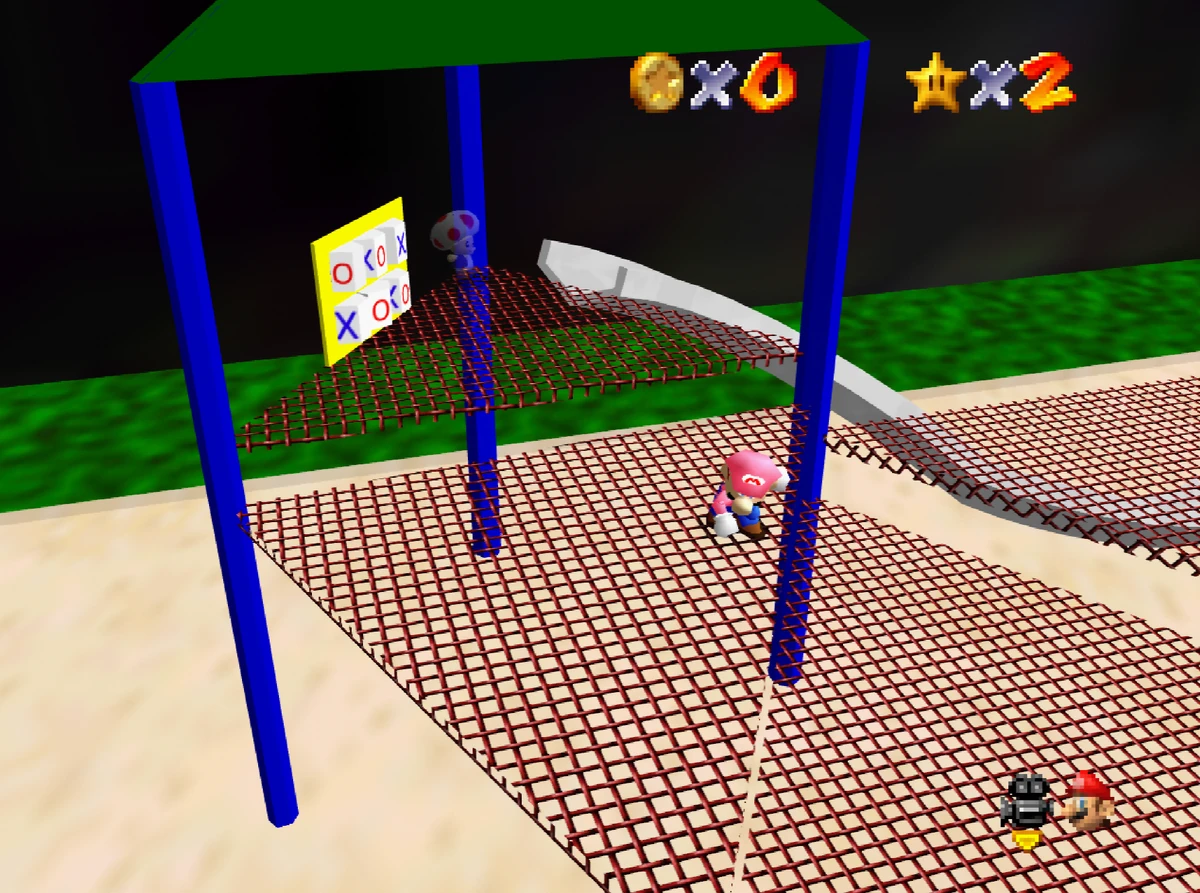 Mario Goes to a Park and Gets Stuck in a Tube Slide 64 Super Mario 64