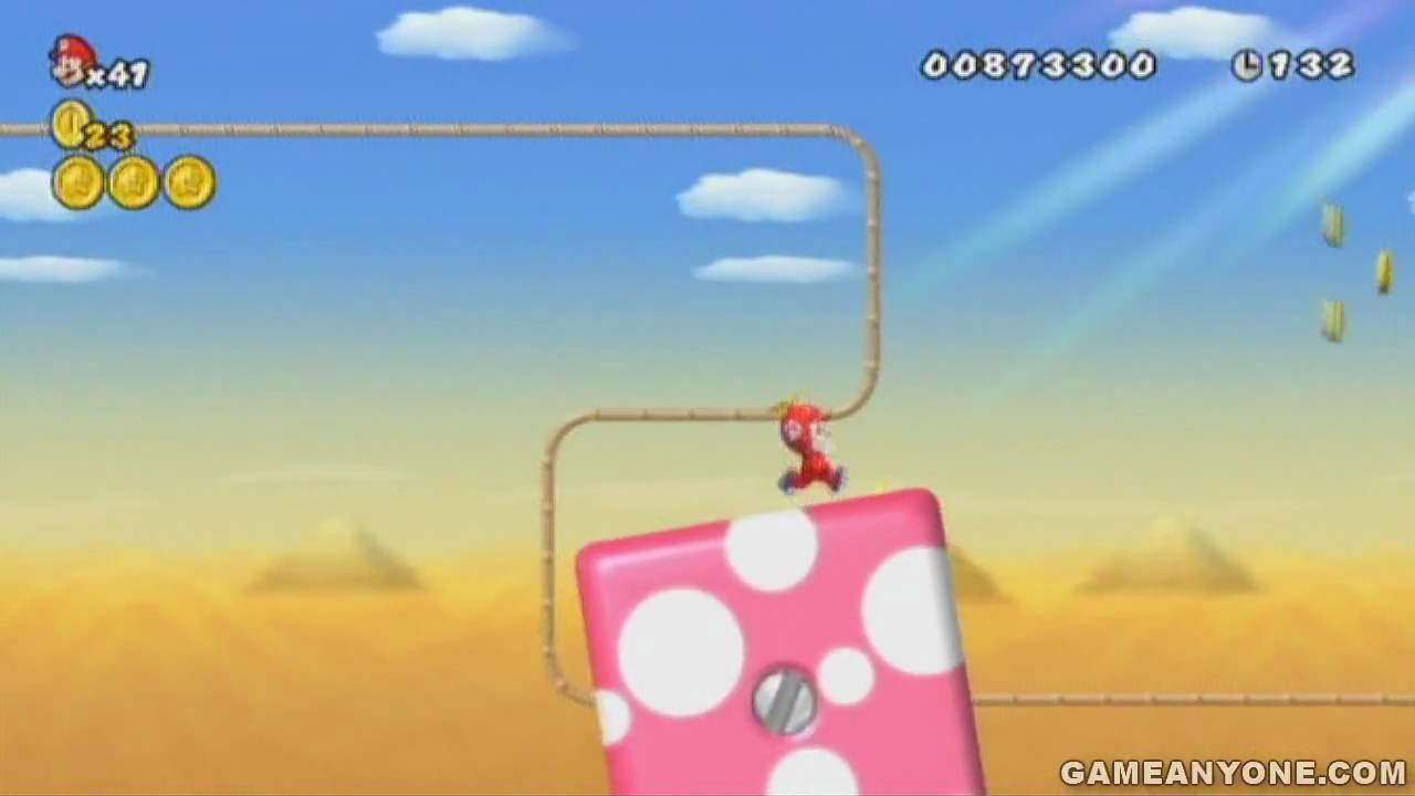 super mario brothers wii world 2 cannon