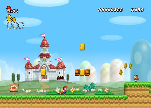 Triviaal wazig bon World 1-1 (New Super Mario Bros. Wii) | Mario and sonic Wiki | Fandom