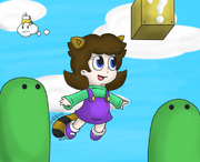 Raccoon Laura by SuperKoopaTroopa
