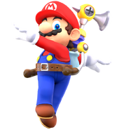 Mario with his F.L.U.D.D.