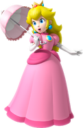 Peach with her parasol