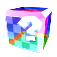 The Item Box as it appears in Mario Kart: Double Dash!!