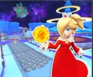 Track icon in Mario Kart Tour showcasing Aurora Rosalina!