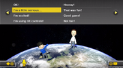 A player setting up an online race.