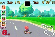 Mario at the last place.